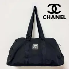 【レア】CHANEL シャネル ボストンバッグ スポーツ ブラック