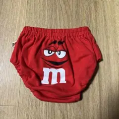 m&m's ブルマ　オーバーパンツ　赤