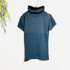 ✨良品✨CELE GOSSIP 【 M 】黒 ハイネック 半袖 トップス