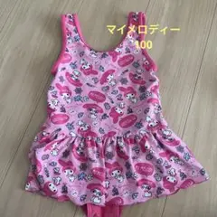 女の子　水着100 マイメロ