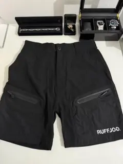 RUFFLG ブラックショートパンツ M