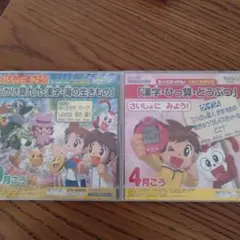チャレンジ2年生「かけ算九九」「漢字、ひっ算」DVD 2枚