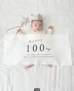 【新品未使用】100日記念 タペストリー　100×40サイズ　布のみ