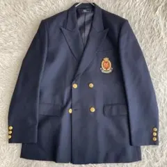 【極美品】IVY BROTHERS　金ボタンダブルジャケット　ネイビー　紺ブレ
