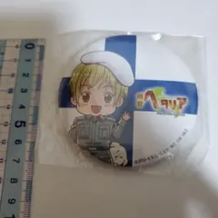 ヘタリア　フィンランド　銀幕　缶バッジ