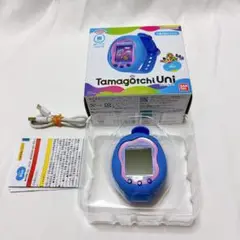 【稼動品】たまごっちユニ tamagotchi Uni ブルー 本体 箱付き