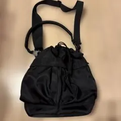 LEPSIM 黒 ショルダーバッグ