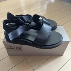 FOOTWORKS サンダル 24.5cm ブラック