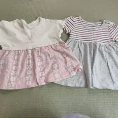 ベビー服 半袖 Tシャツ 2点セット 90