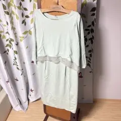 Otto レイヤード チュニックワンピース 15L ミントグリーン オットー