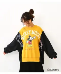 ミッキー リメイクビッグスウェット