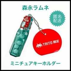 【匿名配送】 森永ラムネ ミニボトルキーホルダー ミニチュア 食品サンプル