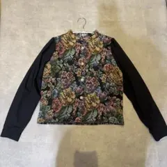 kutir ゴブラン柄ブラウス