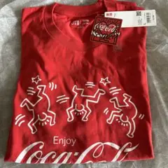 タグ付 ユニクロ キースヘリング コカコーラ Tシャツ L CocaColaUT