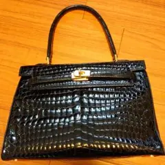 G .BORRI イタリークロコダイルレディースバッグ