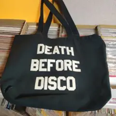 DEATH BEFORE DISCO トートバッグ TILT