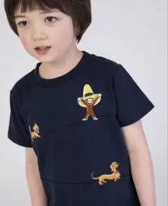 新品 グラニフ おさるのジョージ Ｔシャツ Size:110