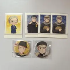 ヘタリア ドイツ ロシア ブラックフォーマル ぱしゃこれ 缶バッジ