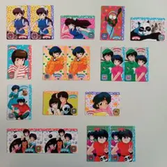 【当時物】③らんま1/2 カード 17枚セット バンダイ 1991年 日本製