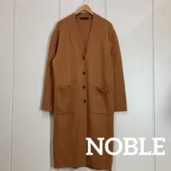 美品 20AW NOBLE ノーブル ラクーンロングカーディガン