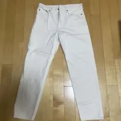 GU デニム　パンツ　白