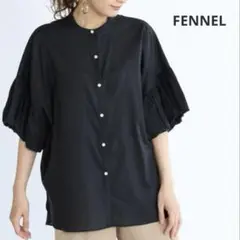 FENNEL バルーンスリーブ　オーバーブラウス　ゆったり　羽織り　日本製