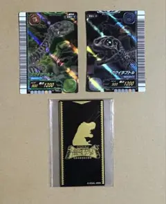 恐竜キング　フクイサウルス&フクイラプトルセット　スリーブ　セット
