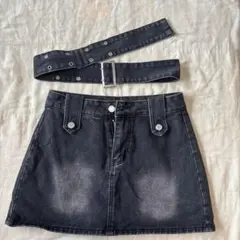 ジーンズY2Kスカート