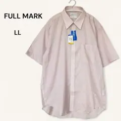 FULL MARK 半袖ワイシャツ 風通るシャツ ピンク TORAY LL