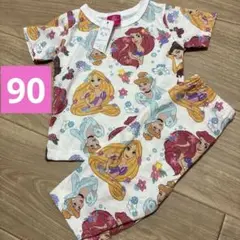 プリンセス柄ベビーパジャマ 90サイズ