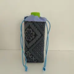 大島紬　ペットボトルホルダー 　ペットボトルカバー　ハンドメイド