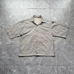 haggar generatioes 短丈　チェックシャツ　ボックスシルエット