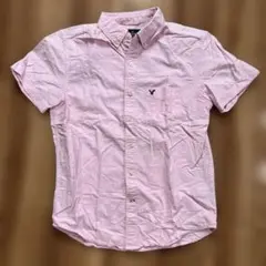 値下げ品　American Eagle 半袖シャツ ピンク