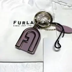 FURLA フルラ 大人気チャーム キーホルダー キーリング パープル