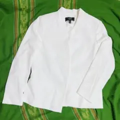 未使用MANGO ホワイトノーカラージャケット