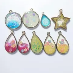 レジンパーツセット 9個