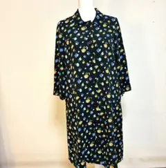 machiko jinto 前開きワンピース小花柄　Lサイズ　マチコジント