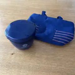 LUNTUS CAFE 保温弁当箱 ネイビー　サーモス　保温保冷ランチバッグ付き