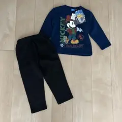 新品タグ付き！ミッキー 長袖パジャマ100