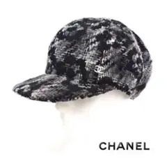 極美品 CHANELシャネル キャスケット帽子ハットキャップ カメリア