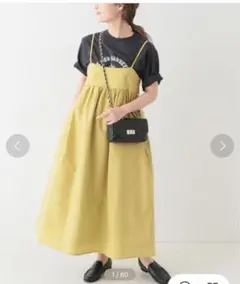 ギャザーキャミワンピース スローブイエナ