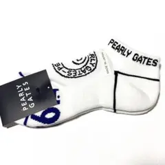 タグ付き✨PEARLY GATES ショートソックス　22〜24㎝　ホワイト