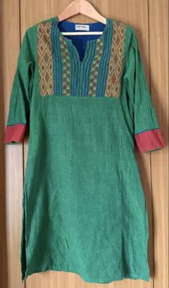 Fabindia ファブインディア 刺繍 クルタ チュニック