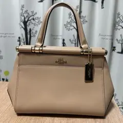COACH ベージュ ハンドバッグ