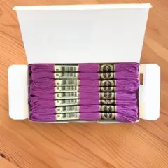 24束 刺繍糸 25番 パープル 紫 33 まとめ売り