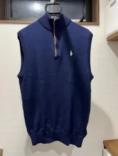 POLO GOLF ベスト 黒 LL ダブルジップ - メルカリ