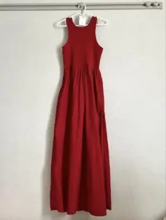 STYLEMIXER ノースリーブロングワンピース Mサイズ レッド