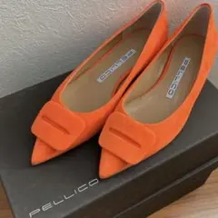 【美品】ペリーコ パンプス フラットシューズ 22.5cm