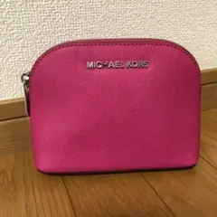 ゲリラセールお値下げ中!MICHELKORS マイケルコースコスメポーチ ピンク
