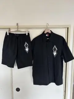 【希少】トミーヒルフィガー　セットアップナイロンシャツ &ショーツM size